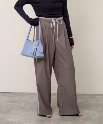 NOLLEY'S(ノーリーズ) 【MAQWEL/マクウェル】ウォッシャブルラインパンツ