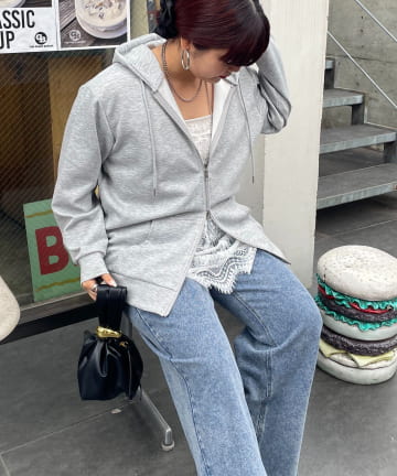 Remind me and forever(リマインドミーアンドフォーエバー) 【スズキPICKUP】【SETUP対応アイテム】Wジップパーカー