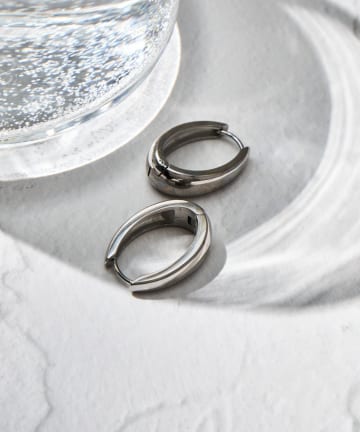 Lattice(ラティス) 【LesSignes】ステンレスワンタッチピアス