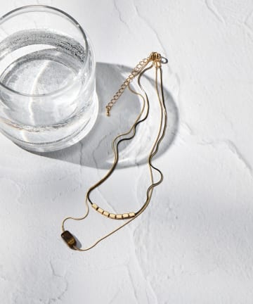 Lattice(ラティス) 【LesSignes】天然石風ネックレス