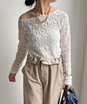 DOUDOU(ドゥドゥ) レースオフショル