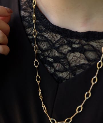 ear PAPILLONNER(イア パピヨネ) Dチェーンミディアムネックレス