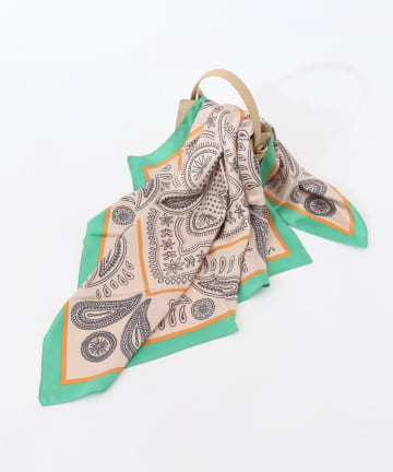 NOLLEY'S(ノーリーズ) シルクプリントスカーフ88