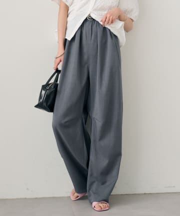 mystic(ミスティック) ベルト付きボリュームスラックス