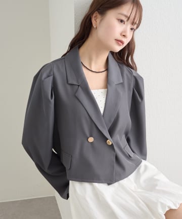 mystic(ミスティック) パフショートジャケット