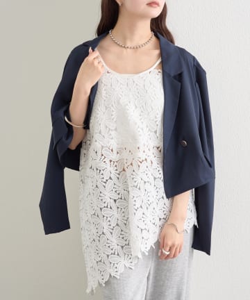 mystic(ミスティック) リーフレースキャミ