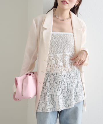 mystic(ミスティック) レースラップスカート