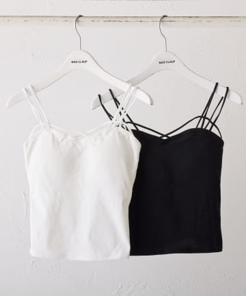 NICE CLAUP / OLIVE des OLIVE OUTLET(ナイスクラップ  / オリーブ デ オリーブ アウトレット) 【RMAF】Ｗスパゲッティブラトップ