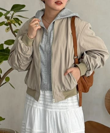 CPCM(シーピーシーエム) フェイクレイヤードブルゾン