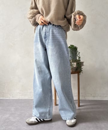 LOCUST(ローカスト) デニムワイドパンツ