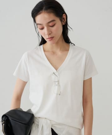 LOUNGEDRESS(ラウンジドレス) ディープVカットソー