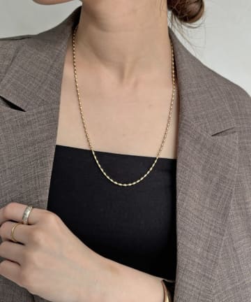 DOUDOU(ドゥドゥ) 変形ボールチェーンスライダーネックレス