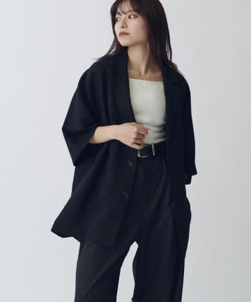 Lui's(ルイス) レーヨンリネン3Bショートスリーブシャツジャケット