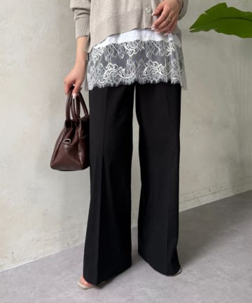 Jena　espace merveilleux(ジェナ　エスパスメルヴェイユ) メンストレッチワイドパンツ