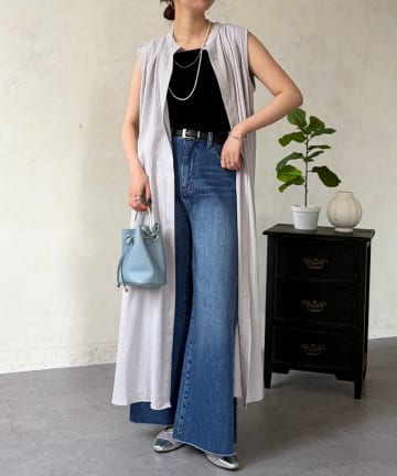 Chez toi(シェトワ) ノースリシャツワンピース