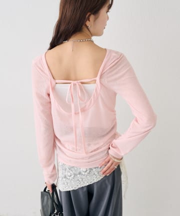 mystic(ミスティック) バックシャンロングTシャツ