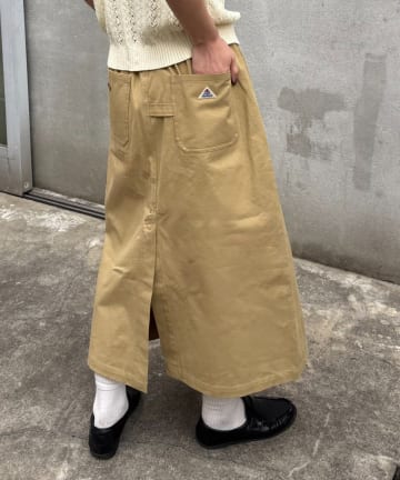 CIAOPANIC TYPY(チャオパニックティピー) 【GEVACO/ゲバコ】綿ツイルミディスカート