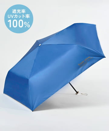 BIRTHDAY BAR(バースデイバー) 【遮熱・遮光】Super shine カラーロゴムジ　晴雨兼用折りたたみ傘/軽量