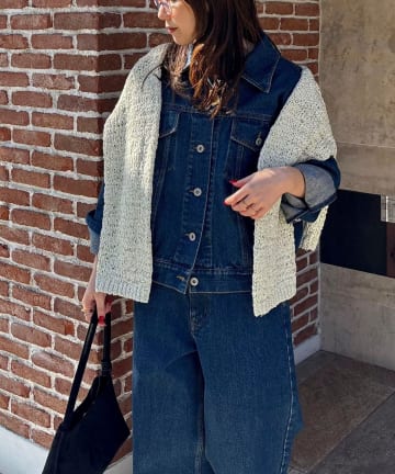 FREDY & GLOSTER(フレディ アンド グロスター) 《セットアップ対応》コンパクトデニムジャケット