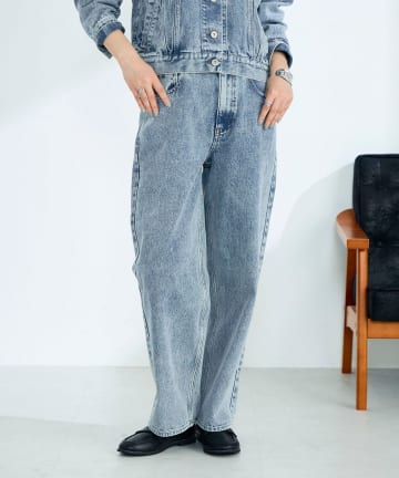 FREDY & GLOSTER(フレディ アンド グロスター) 《セットアップ対応》ワイドテーパードデニムパンツ