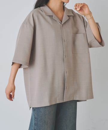 COLONY 2139(コロニー トゥーワンスリーナイン) 【セットアップ対応/リバイバル】ポリトロオープンカラーシャツ