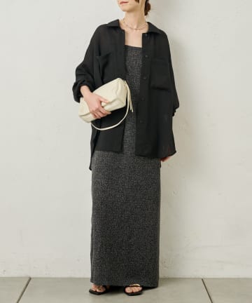 Omekashi(オメカシ) サマーツイードキャミワンピース