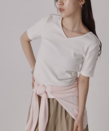 COLONY 2139(コロニー トゥーワンスリーナイン) 多機能テレコ前後2WAY半袖Tシャツ