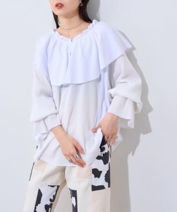 CIAOPANIC TYPY(チャオパニックティピー) 【etsinta】サーマルBIGカラーリメイクtee