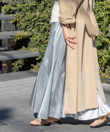 NOLLEY'S(ノーリーズ) 45th　limited　edition　メタリックマチ入りマキシSK