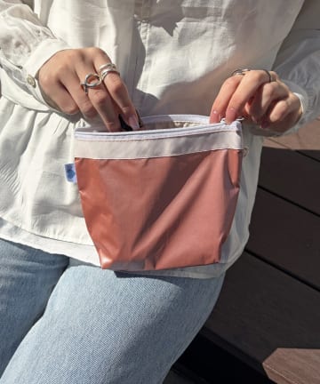 Lattice(ラティス) メタリックポーチ