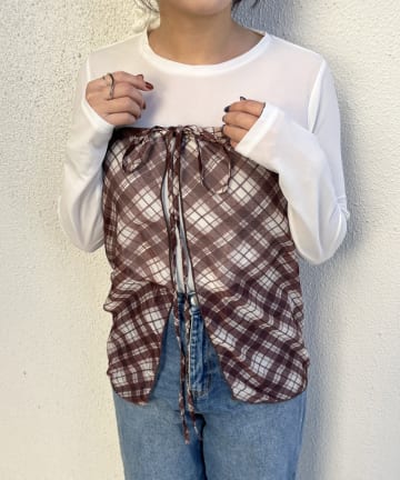 Lattice(ラティス) シアーラップスカート