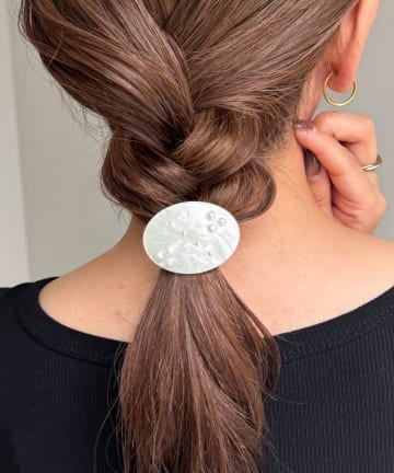 Lattice(ラティス) パールニュアンスヘアゴム