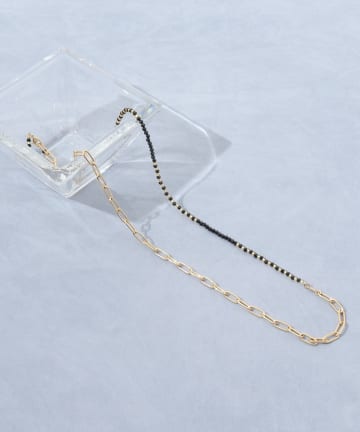 NOLLEY'S(ノーリーズ) 【grâce grace/グラスグラス】チェーン×天然石アレンジネックレス