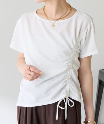 COLLAGE GALLARDAGALANTE(コラージュ ガリャルダガランテ) 【オンライン限定アイテム】ドロストＴブラウス