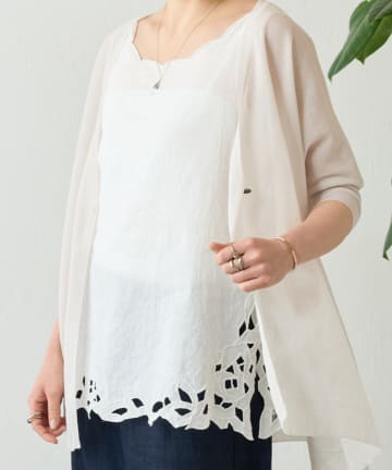 BEARDSLEY(ビアズリー) カットワークタンク