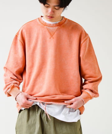 FREDY & GLOSTER(フレディ アンド グロスター) カラフルスノーパウダー 裏毛プルオーバースウェット