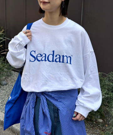 CIAOPANIC TYPY(チャオパニックティピー) 【WEB限定】SEADAMビッグシルエットロゴロンTEE