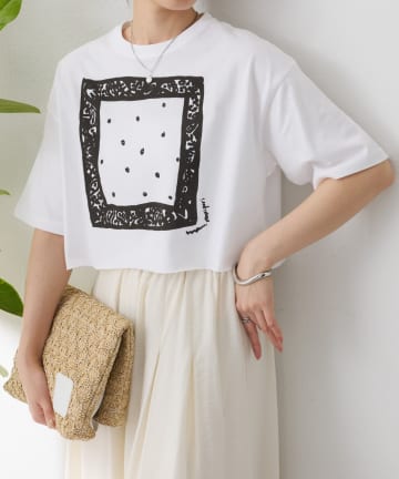 COLLAGE GALLARDAGALANTE(コラージュ ガリャルダガランテ) 【manipuri/マニプリ別注】プリントTシャツ