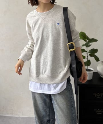 LOCUST(ローカスト) 【ARNOLD PALMER】TC裏毛レイヤード風プルオーバー