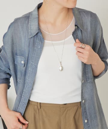 BEARDSLEY(ビアズリー) シアーコンビタンクトップ