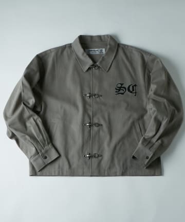 WHO’S WHO gallery(フーズフーギャラリー) 【Sourcream】ファイヤーマンシャツブルゾン