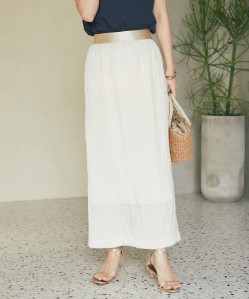 OUTLET(アウトレット) 【La boutique BonBon】フィブリルツイルナロースカート