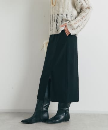 OUTLET(アウトレット) 【un dix cors】ストレッチナロースカート