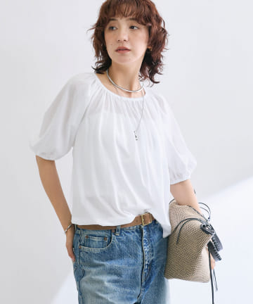 OUTLET(アウトレット) 【RIVE DROITE】ギャザーカットプルオーバー