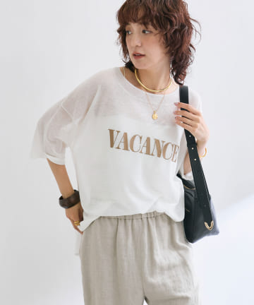 OUTLET(アウトレット) 【RIVE DROITE】シアーロゴニット