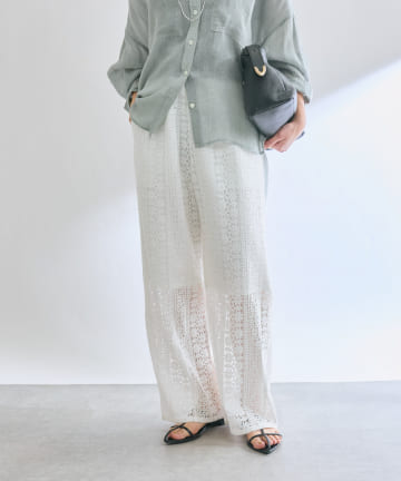 OUTLET(アウトレット) 【RIVE DROITE】レースイージーパンツ