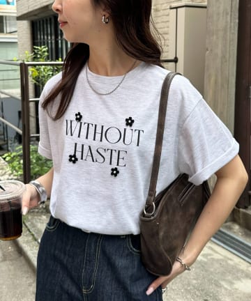 DISCOAT(ディスコート) 【WEB限定 】フラワーロゴTシャツ