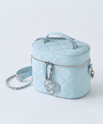 Belle Charme(ベルシャルム) Glitter Logo Quilted Vanity