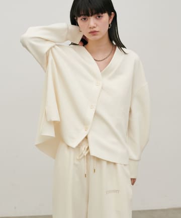 LARUTA(ラルータ) 【LARUTA】サンディカットジャージーカーデ