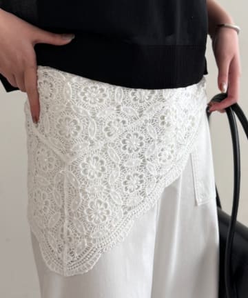 LOUNGEDRESS(ラウンジドレス) 【GALENA/ガレナ】コットンレーススカーフ